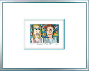 James Rizzi - A Look of Love - Original 3D Bild drucksigniert