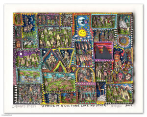 James Rizzi - A pride in a culture like no other - Original 3D Bild handsigniert...