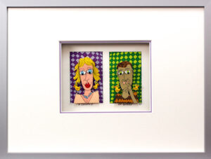 James Rizzi Bilder - A COUPLE OF BIRDS - HANDSIGNIERT