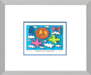 James Rizzi Bilder - A Peace of the Sun - original 3D-Bildobjekt