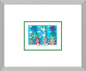 James Rizzi Bilder - BIRDS IN THE SKY - limitiert