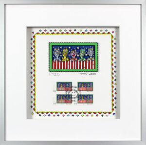 James Rizzi Bilder - BRIEFMARKEN - ALLES GUTE  - HANDSIGNIERT