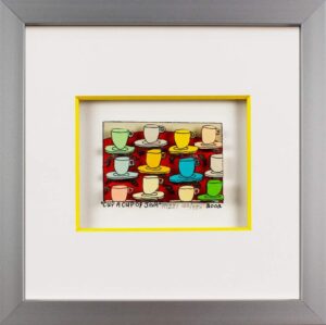 James Rizzi Bilder - CUP A CUP OF JAVA - Handsigniert