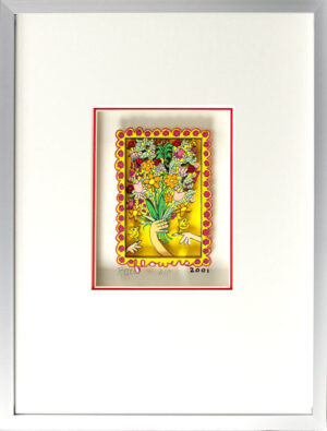 James Rizzi Bilder - FLOWERS - HANDSIGNIERT