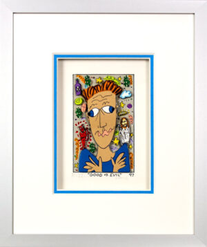 James Rizzi Bilder - GOOD VS. EVIL - HANDSIGNIERT