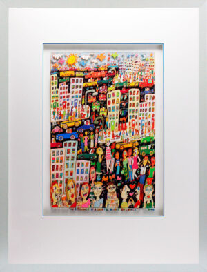 James Rizzi Bilder - In a trance of a colorful glance by chance - HANDSIGNIERT
