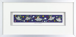 James Rizzi Bilder - LOST IN SPACE - Original 3D Bild drucksigniert