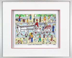 James Rizzi Bilder - LOVE AND MARRIAGE - HANDSIGNIERT