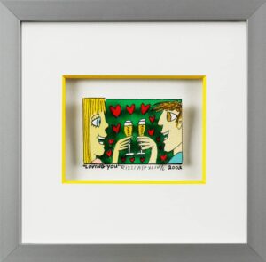 James Rizzi Bilder - LOVING YOU - Handsigniert