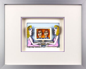 James Rizzi Bilder - SIBLING CONNECTION - HANDSIGNIERT