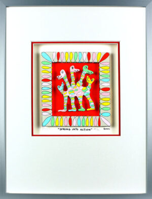 James Rizzi Bilder - SPRING INTO ACTION - HANDSIGNIERT