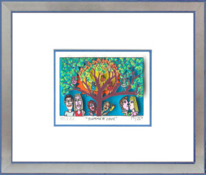 James Rizzi Bilder - SUMMER LOVE - original 3D-Bildobjekt