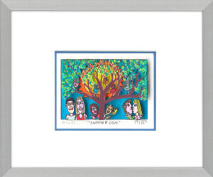 James Rizzi Bilder - SUMMER LOVE - original 3D-Bildobjekt