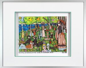 James Rizzi Bilder - SUNDAY AFTERNOON ON THE ISLAND OF LA GRANDE JATTE-HANDSIGNI...