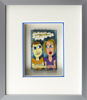 James Rizzi Bilder - TELL ME IT's RAINING  - HANDSIGNIERT