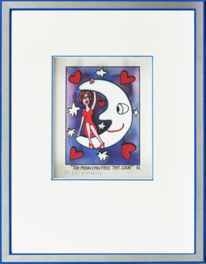James Rizzi Bilder - THE MOON CAN FEEL THE LOVE - HANDSIGNIERT