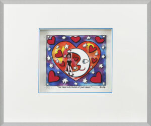 James Rizzi Bilder - THE MOON IS A FRIEND OF YOUR HEART - HANDSIGNIERT