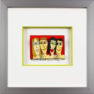 James Rizzi Bilder - TOUCHED BY LOVE - Handsigniert