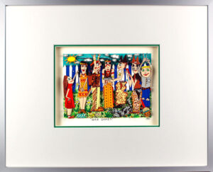 James Rizzi Bilder - WAR GAMES - HANDSIGNIERT