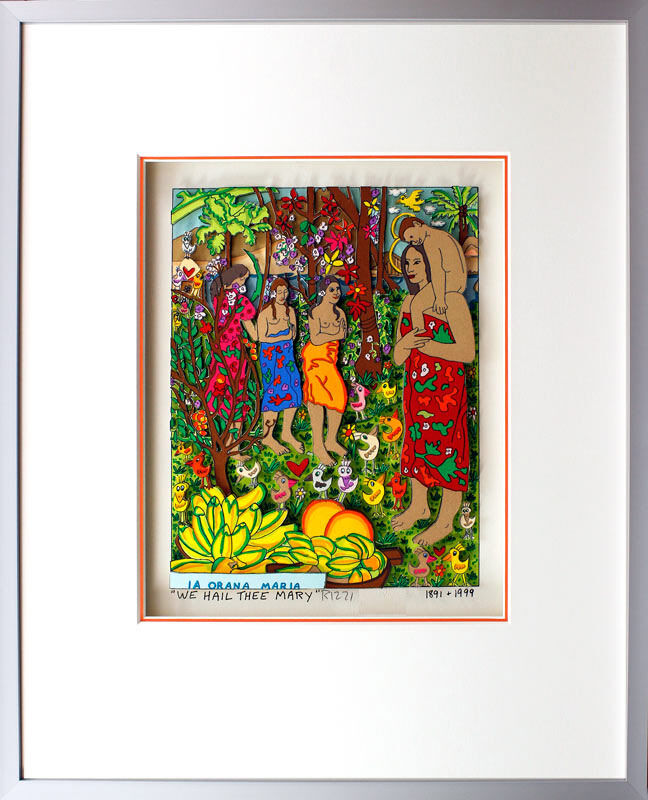 James Rizzi Bilder - WE HAIL THEE MARY - HANDSIGNIERT