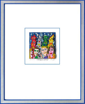 James Rizzi - DOUBLE DATE - Original 3D Bild drucksigniert