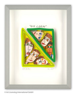 James Rizzi - GO LOOK - Original 3D Bild drucksigniert