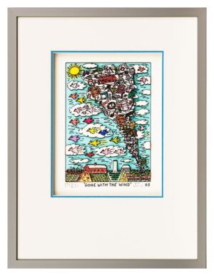 James Rizzi GONE WITH THE WIND handsigniert