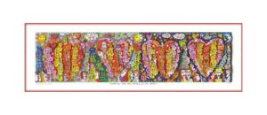 James Rizzi - LOOKING FOR THE APPLE OF MY HEART - Original 3D Bild drucksigniert...