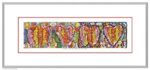 James Rizzi - LOOKING FOR THE APPLE OF MY HEART - Original 3D Bild drucksigniert...