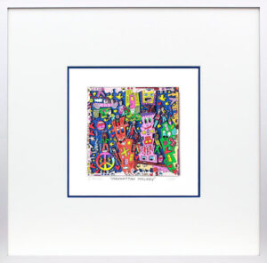 James Rizzi - MANHATTAN MELODY - Original 3D Bild drucksigniert