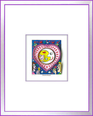 James Rizzi - MOONSTRUCK - Original 3D Bild drucksigniert