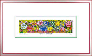 James Rizzi - OPPOSITES ATTRACT  - Original 3D Bild drucksigniert