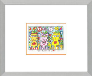 James Rizzi POTHEADS OF LOVE-alurahmen