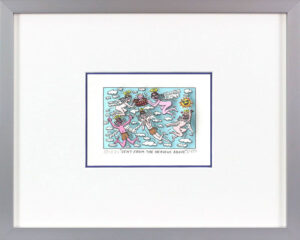 James Rizzi - Sent From The Heavens Above - Original 3D Bild drucksigniert-alura...