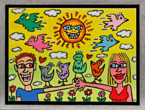 James Rizzi THAT FUNNY SUNNY FEELING - 2D-Pigmentdruck