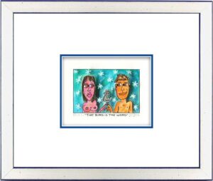James Rizzi - THE BIRD IS THE WORD - Original 3D Bild drucksigniert
