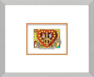 James Rizzi - THE POWER OF PEACE   - Original 3D Bild drucksigniert
