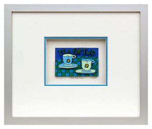 James Rizzi - Tea for two - Original 3D Bild drucksigniert-alurahmen-Normale Num...