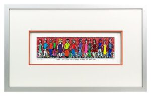 James Rizzi - True love for two. that means me and you - Original 3D Bild drucks...