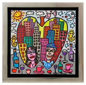 James Rizzi " You are the APPLE of my Eye - 2D-Leinwandbild