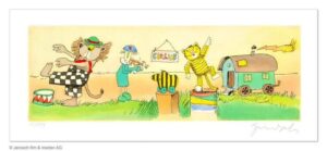 Janosch - CIRCUS- original Radierung handsigniert - ohne Rahmen PP