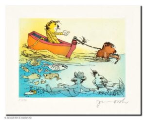 Janosch - DA HINTEN LIEGT AMERIKA - IN SIEBEN JAHREN SIND WIR DA - original Radi...