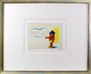 Janosch - ICH LIEBE DICH JA GANZ BESTIALISCH-silber gelb