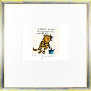 Janosch - MÖCHTEST DU DASS ICH DICH LIEBEN SOLL - original Radierung handsignier...