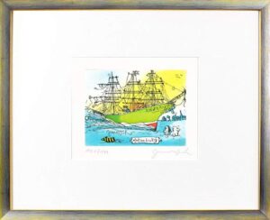 Janosch - RICKMER - RICKMERS (HAMBURG KLEIN) - original Radierung handsigniert