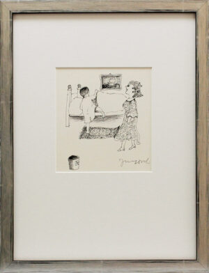 Janosch - SCHLAF HÄNSCHEN SCHLAF - original Handzeichnung handsigniert