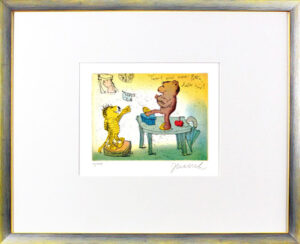 Janosch - TANZ MIR EINE POLKA  - original Radierung handsigniert