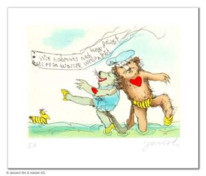 Janosch - WIR HABEN UNS NOCH MEER GELIEBT ALS ES IM WASSER WELLEN GIBT - origina...