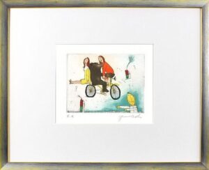 Janosch - ZWEI SCHWESTERN ACH SCHWESTERN - original Radierung handsigniert-silbe...