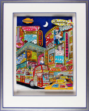 John Suchy - The light's on Broadway - Original 3D Bildobjekt - handsigniert